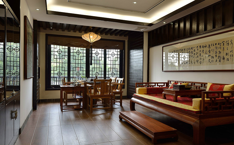 現代新中式茶樓裝修效果圖