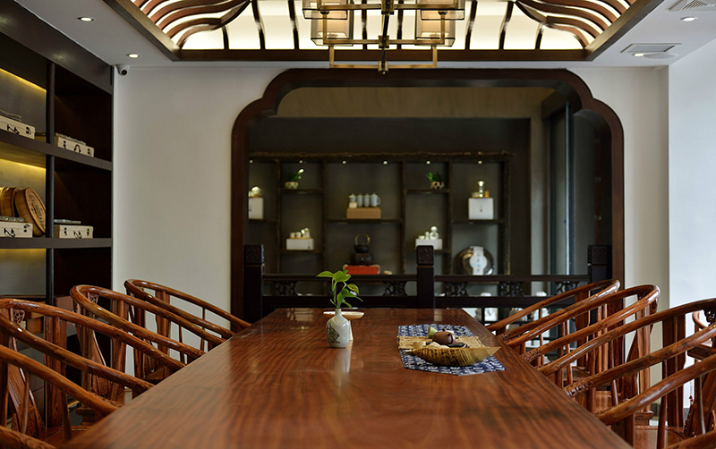 現代新中式茶樓裝修效果圖