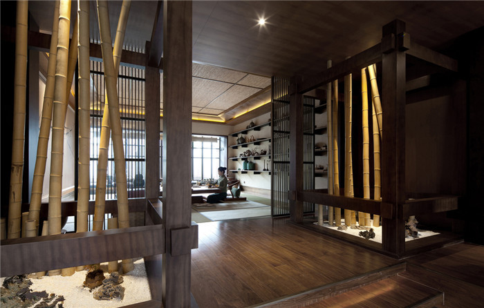 品茗茶樓裝修設計效果圖 品茗茶樓裝修設計效果圖