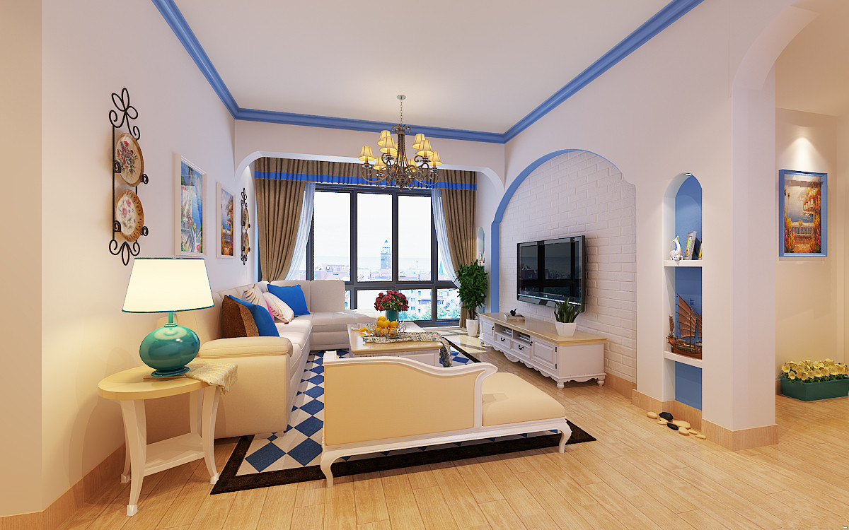 地中海家裝住宅裝修效果圖風(fēng)格