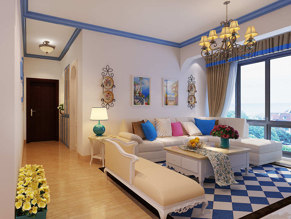 地中海家裝住宅裝修效果圖風(fēng)格