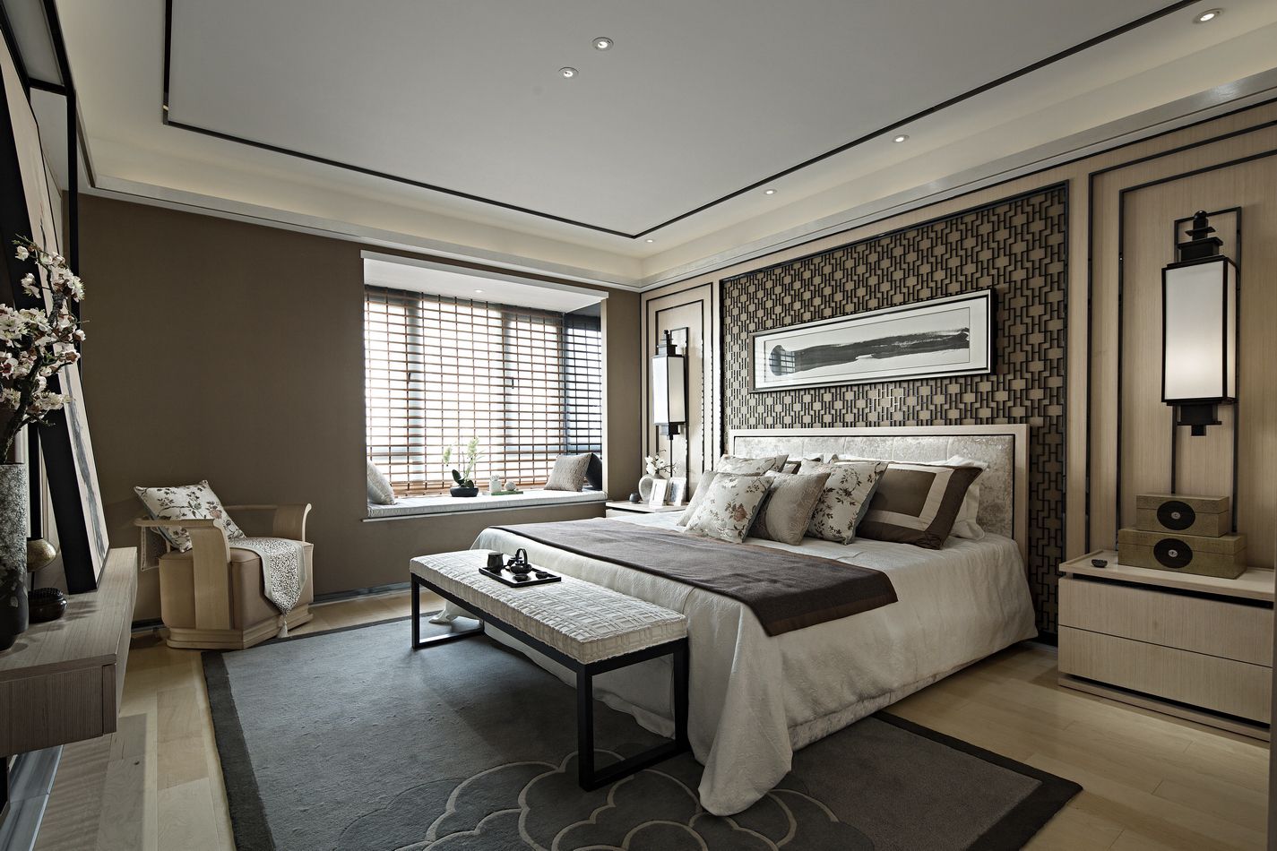 簡(jiǎn)單大氣中式風(fēng)格別墅裝修效果圖