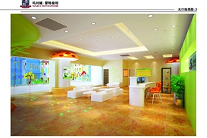 知名早期教育學(xué)校裝修設計效果圖