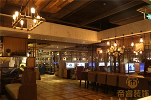 250平現代網(wǎng)咖裝修實(shí)景圖