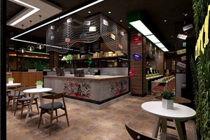 精品網(wǎng)咖裝修效果圖