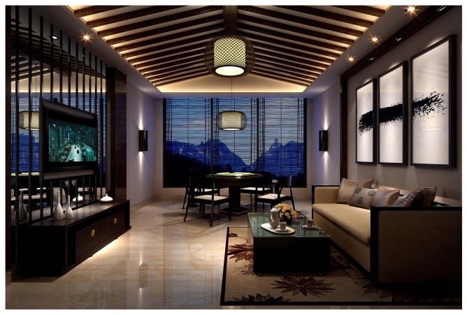 成都小型茶樓裝修設計