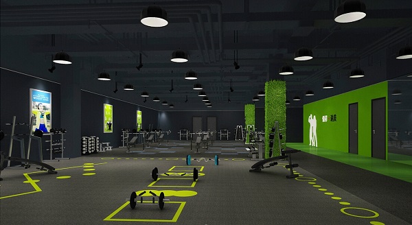 自由重量區裝修設計效果