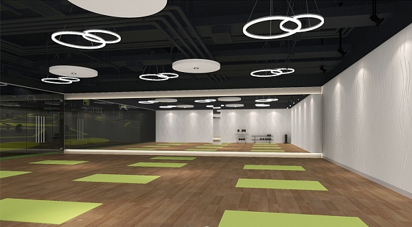 瑜伽體操室裝修設計效果圖