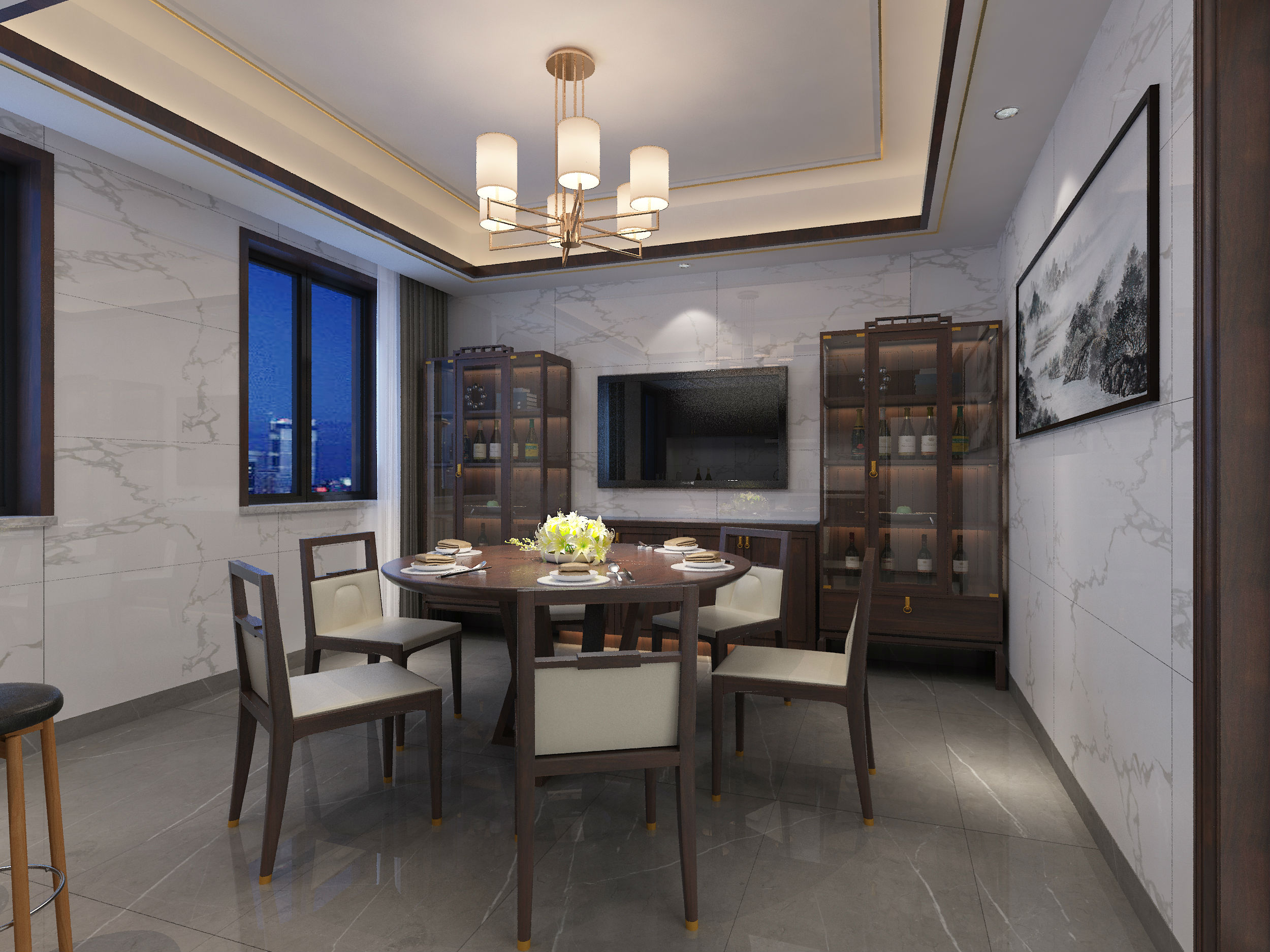 別墅餐廳裝修效果圖