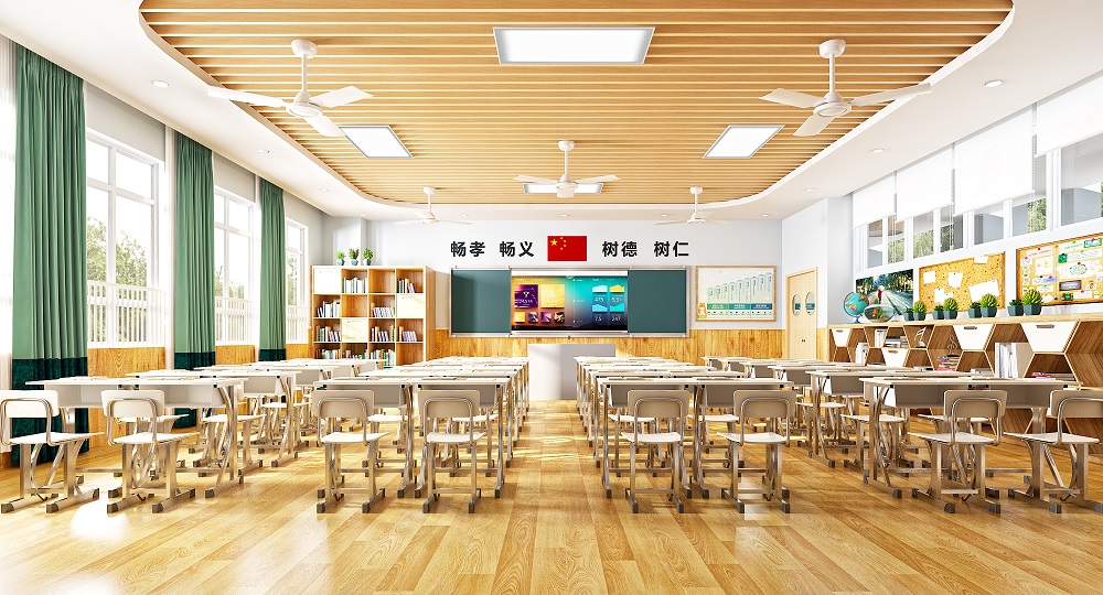 陽(yáng)光學(xué)校教室3裝修效果圖