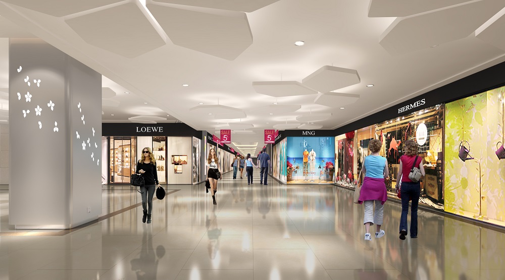 商場(chǎng)大廳裝修設計效果圖