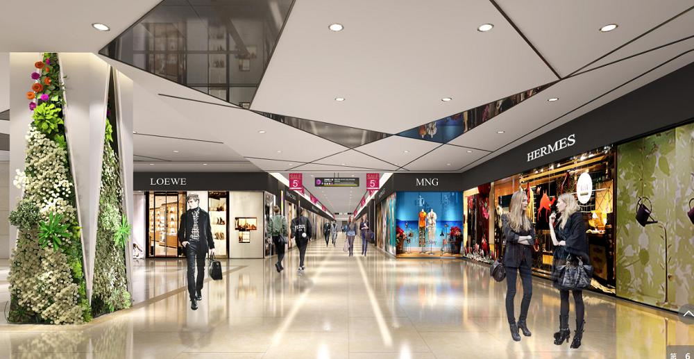 商場(chǎng)大廳裝修設計效果圖