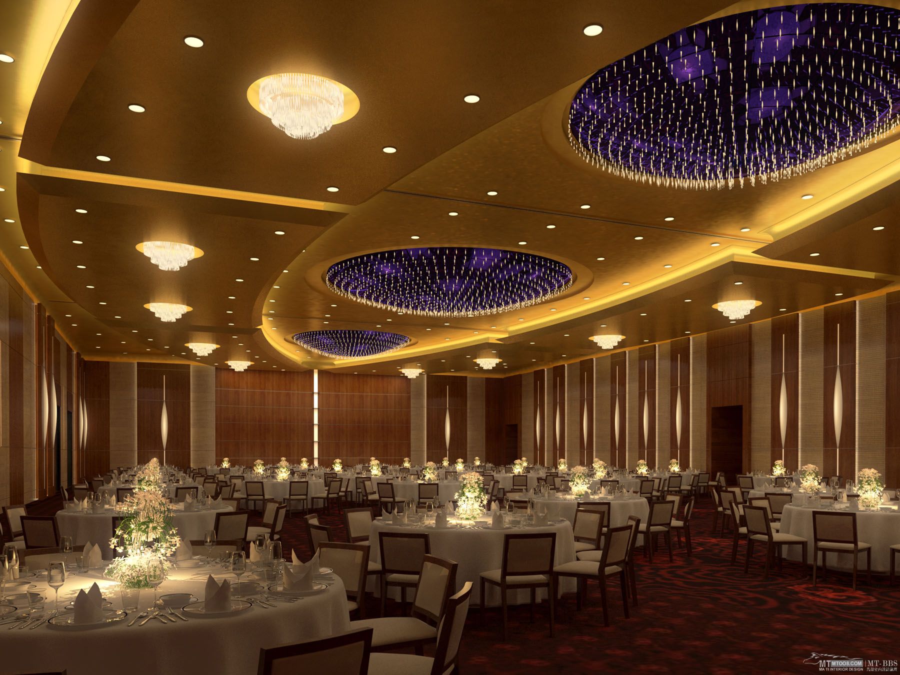 酒店中餐廳效果圖