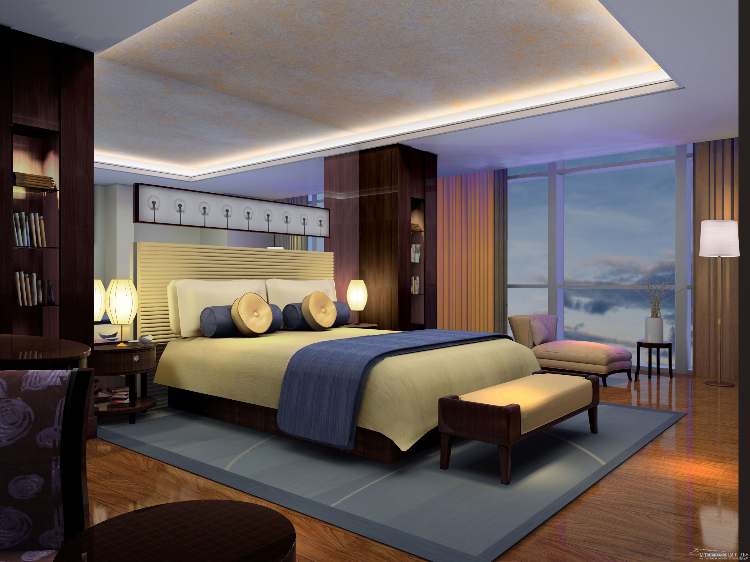 酒店套房效果圖