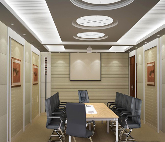 簡(jiǎn)歐風(fēng)格會(huì )議室效果圖