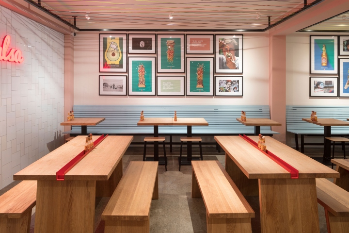 莎莎店快食餐廳裝修效果圖