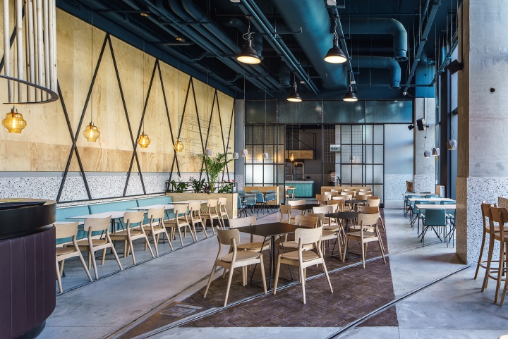 工業(yè)風(fēng)餐廳裝修效果圖