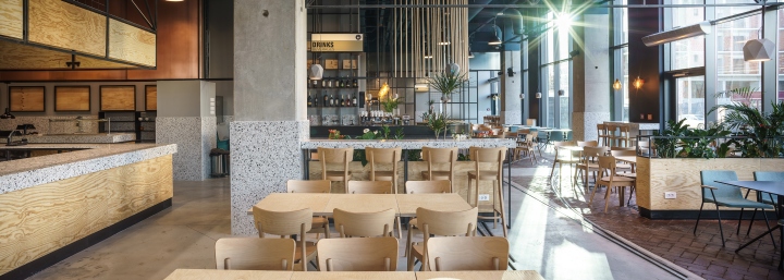 工業(yè)風(fēng)餐廳裝修效果圖