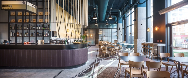 工業(yè)風(fēng)餐廳裝修效果圖