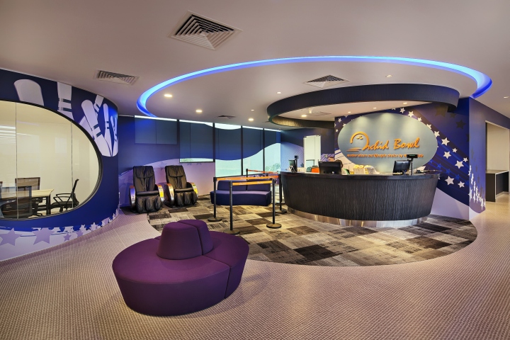 保齡球館裝修效果圖賞析-保齡球館前臺及行政辦公室