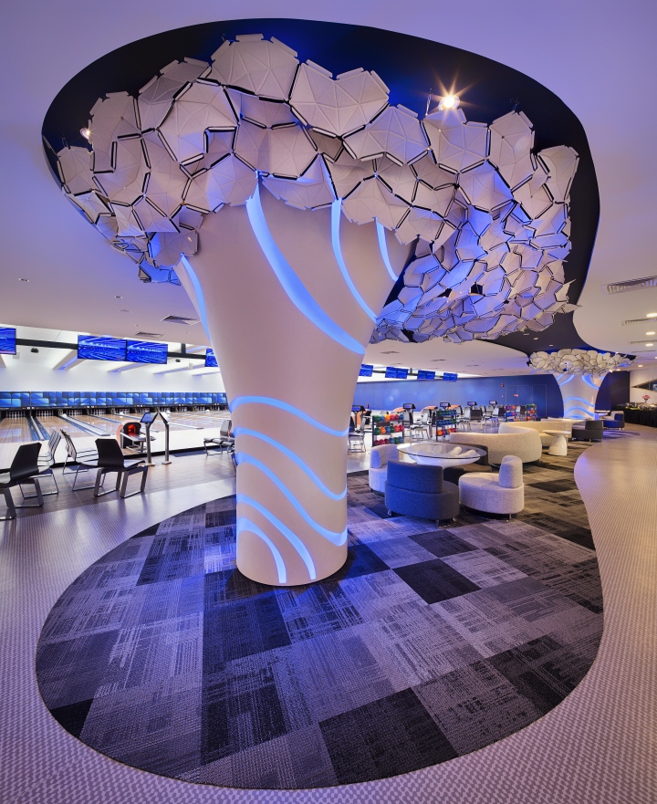 保齡球館裝修效果圖賞析-休息接待區