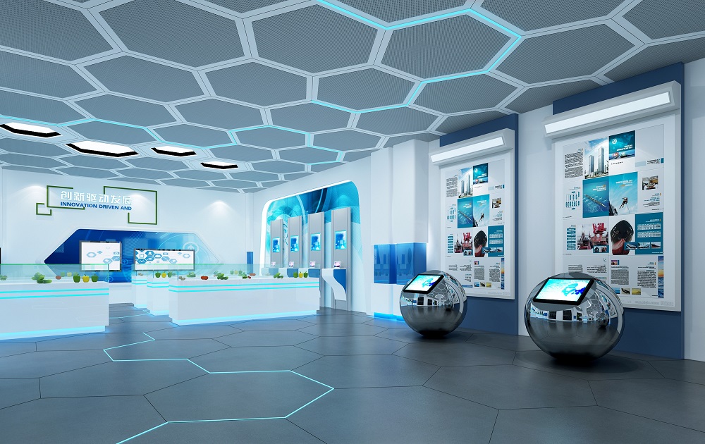 智能科技展廳裝修設計效果圖賞析