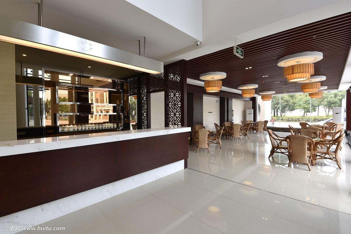 小賓館吧臺裝修效果圖