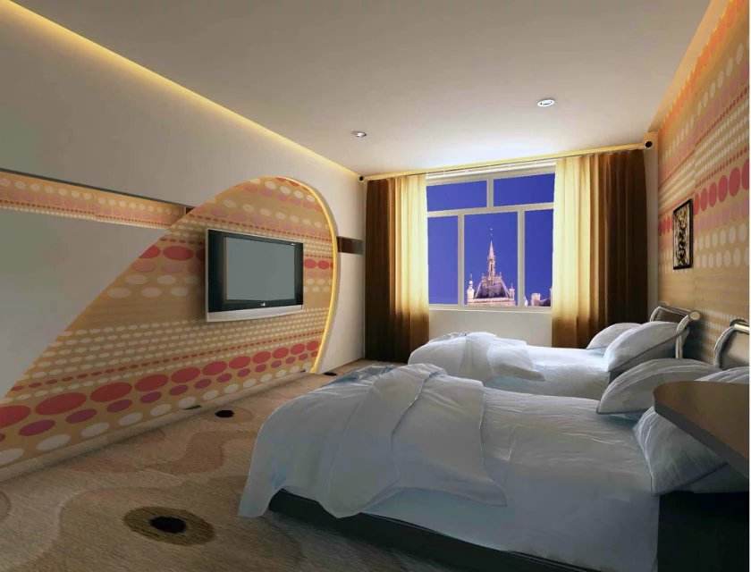 小賓館客房裝修效果圖