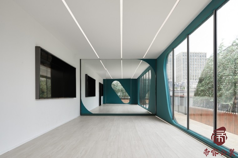 舞蹈教室裝修設計剖析，舞蹈教室效果圖展示