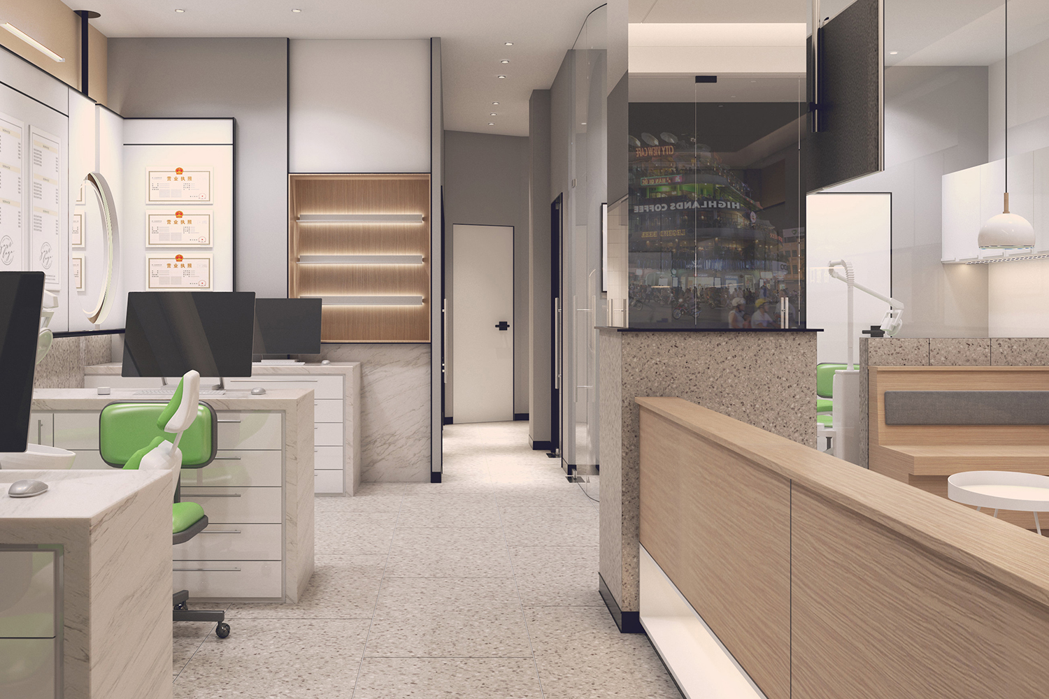 200平米牙科診所裝修設計效果圖
