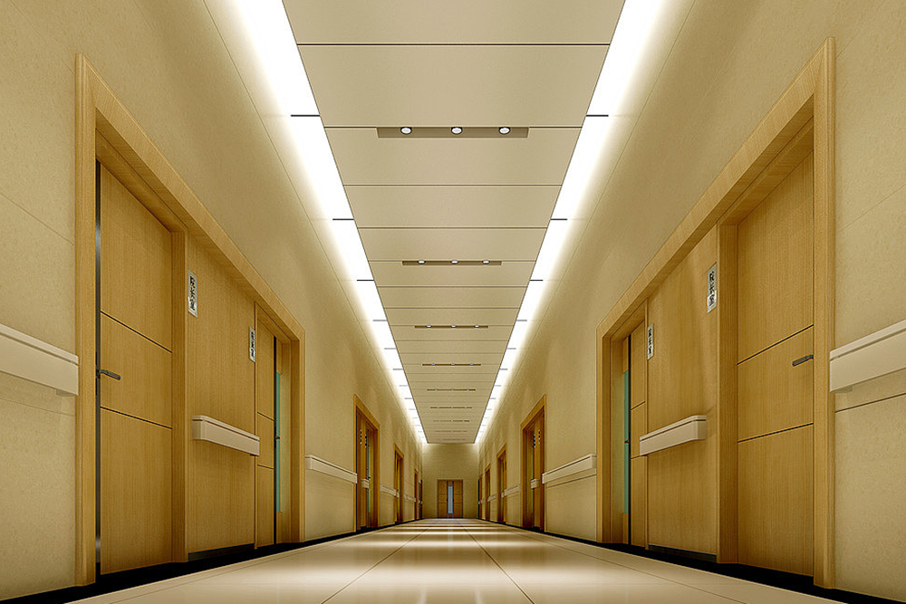 現代醫院護士站裝修設計效果圖