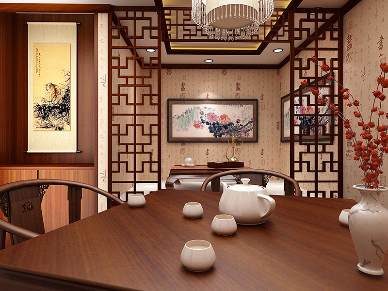 茶樓私人會(huì )所裝修效果圖