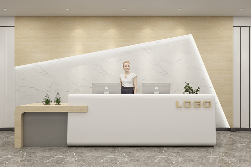 科技公司辦公室裝修：前臺造型的4種設計方法