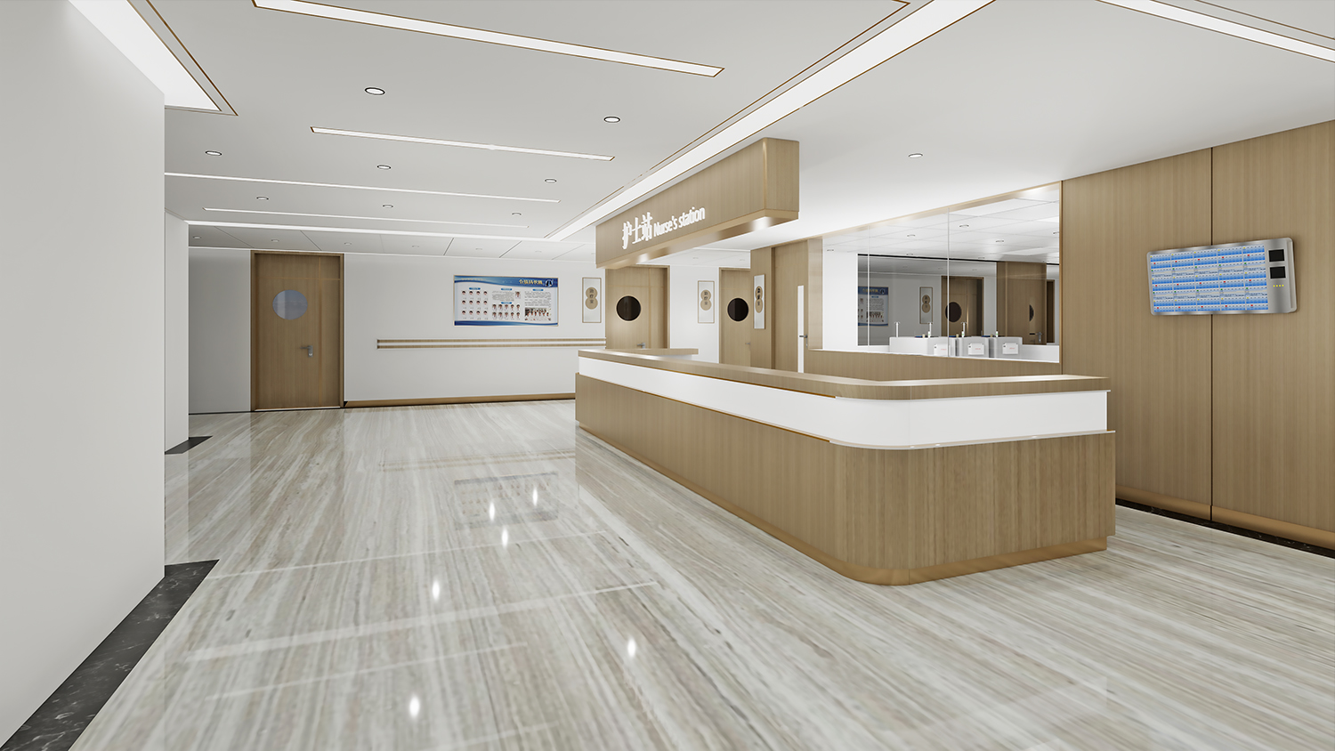 中西醫結合醫院裝修效果圖