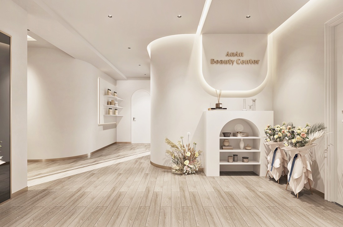 400平方米醫美中心門(mén)店裝修效果圖鑒賞