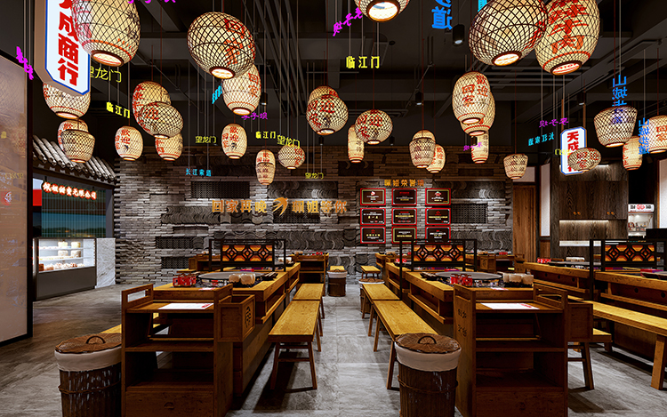中式火鍋店裝修風(fēng)格
