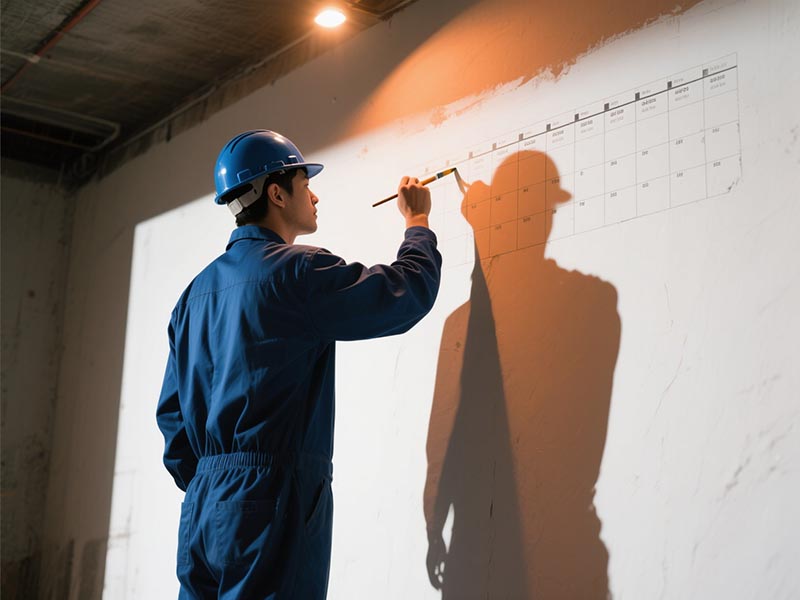 裝修施工關(guān)鍵工序排期