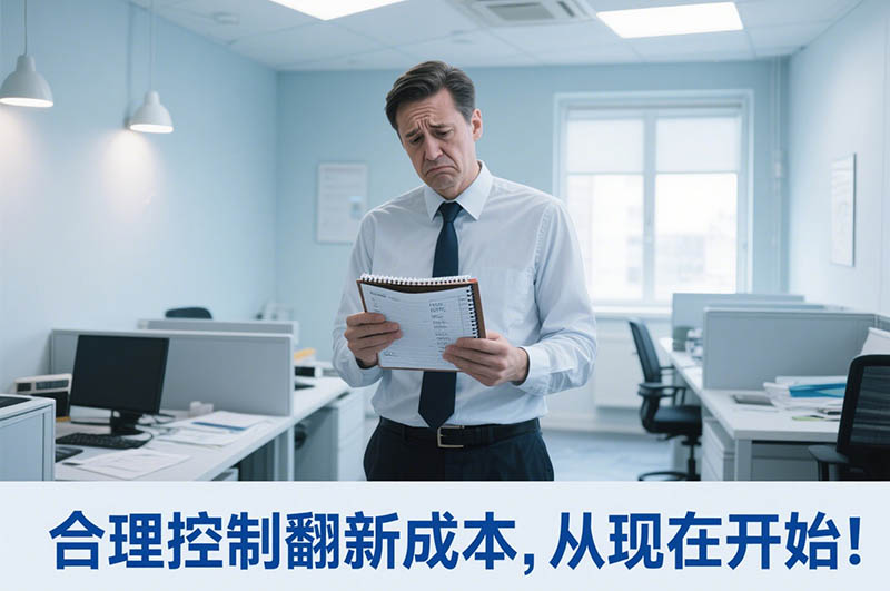 辦公室翻新成本控制